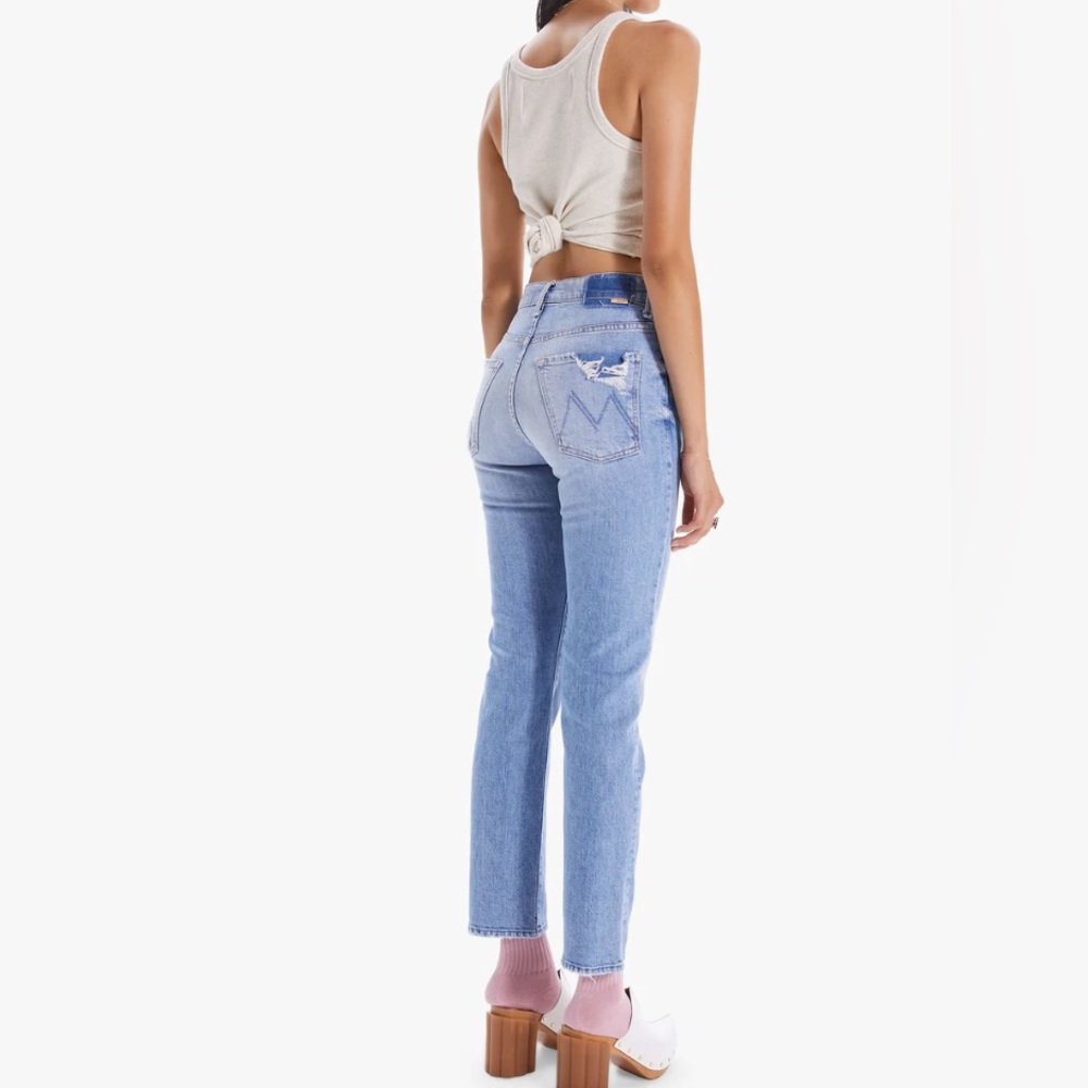 MOTHER High Waisted Hiker Hover Jeans